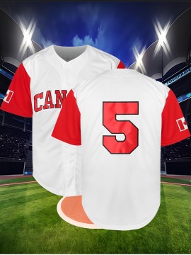 Men'S American Baseball Jersey Classic # 5 Embroidered Design Short Sleeved Breathable Shirt Suitable For Training And Games