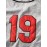 #19 Grey Baseball Jersey Stitched Polyester Men'S Retro Baseball Shirt Button Short Sleeved Baseball Top S-3XL Hip Hop Clothes