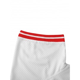 Men's Retro Baseball Jersey - White #5 Embroidered Cincinnati Team Name & Red Stitching, Loose Fit V-Neck Button-Up Short Sleeve, All-Season Machine Washable Polyester Shirt for Sports, Casual & Holidays (Sizes S-3XL), Best for Christmas