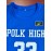 Men'S Deep Blue Basketball Top # 33 Embroidered Letter Sleeveless Sweat Wicking Breathable Tank Top Basketball Suit, SizX--XXXL