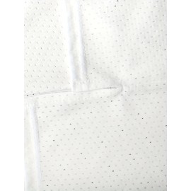 Men's #9 Embroidered Basketball Jersey - White & Red Hillman College Design, Loose Fit, Round Neck, S-3XL, Polyester Knit Fabric for Sports & Casual Wear, Outdoor Activewear | Loose Fit Jersey | Embroidered Detailing