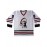 No. 0 Christmas holiday hockey jersey patchwork striped hockey suit men's loose V-neck embroidered hockey shirt Christmas costume