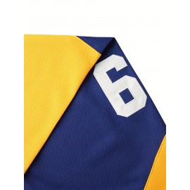 1pc Letterkenny Shamrocks Men'S Hockey Jersey - Polyester V-Neck with Embroidered #69 and Name - All-Season Sports Fan Gear for Ice Hockey, Casual Wear, Parties, and Outdoor Activities