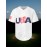 Men'S Blank White Baseball Jersey, Embroidered Short-Sleeve Baseball Jersey, V-Neck Loose Button-Up Shirt, a Comfortable Top Suitable for Training And Games.
