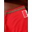 Men's #7 Red Embroidered Baseball Jersey - V-Neck, Short Sleeve, Loose Button-Up Shirt, Comfortable Polyester Fabric, Ideal for Training & Games, Training Apparel|Embroidered Shirt|Comfortable Fit