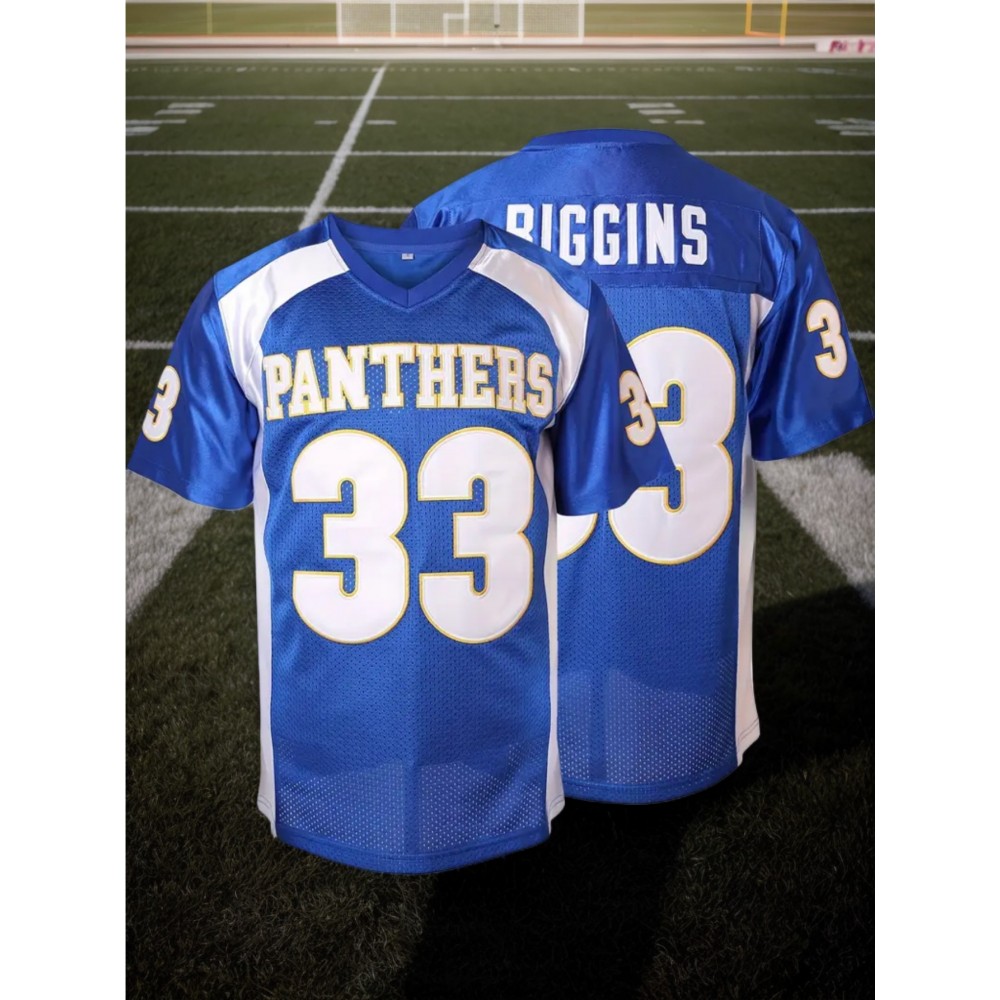 Men'S #33 Embroidered Mesh V-Neck Jersey, Knit Fabric, Perfect for Sports & Casual Wear, Four Seasons, Regular Fit Top with Slight Stretch - Ideal for Adults, Teens, Couples, and Team Sports Events