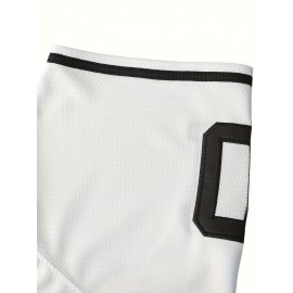 10# Youth and Children's Baseball Sweatshirt Button Shirt Men's Jersey Embroidered Retro Short Sleeve V-neck Casual Sportswear Loose Game and Party