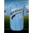 Men's #55 Blue Embroidered Baseball Jersey - V-Neck, Short Sleeve, Lightweight Polyester, Button-Up Shirt with