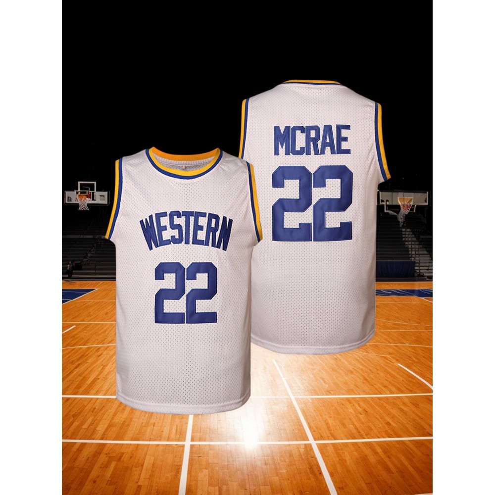 Men's #22 Embroidered Basketball Jersey - Breathable Polyester, Perfect for Sports & Casual Wear, Machine Washable